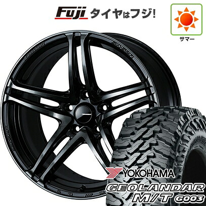 【新品国産車用5穴114.3】 夏タイヤ ホイール4本セット 225/65R17 ヨコハマ ジオランダー M/T G003 WEDS ウェッズスポーツ SA-52R 7.5J 17インチ(送料無料)｜フジコーポレーション