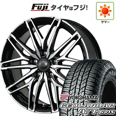 【新品国産車用5穴100】 夏タイヤ ホイール4本セット 225/60R17 ヨコハマ ジオランダー A/T G015 OWL/RBL トピー セレブロ WA45 7J 17インチ(送料無料)