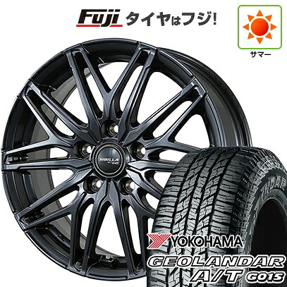 【新品国産車用5穴100】 夏タイヤ ホイール4本セット 225/60R17 ヨコハマ ジオランダー A/T G015 OWL/RBL トピー シビラ NEXT W45 7J 17インチ(送料無料)|フジコーポレーション