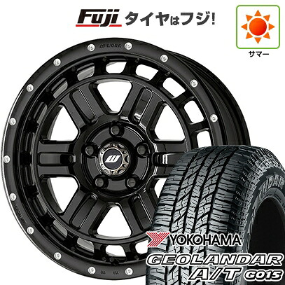 【新品国産車用5穴114.3】 夏タイヤ ホイール4本セット 225/60R17 ヨコハマ ジオランダー A/T G015 OWL/RBL WORK ワーク クラッグ ティーグラビックII MC+ 7J 17インチ(送料無料)