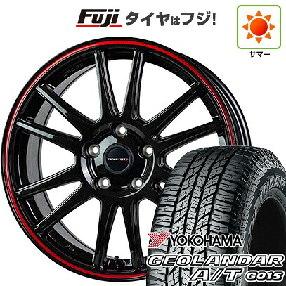 【新品国産車用5穴100】 夏タイヤ ホイール4本セット 225/60R17 ヨコハマ ジオランダー A/T G015 OWL/RBL ホットスタッフ クロススピード ハイパーエディションCR6【限定】 7J 17インチ(送料無料)|フジコーポレーション