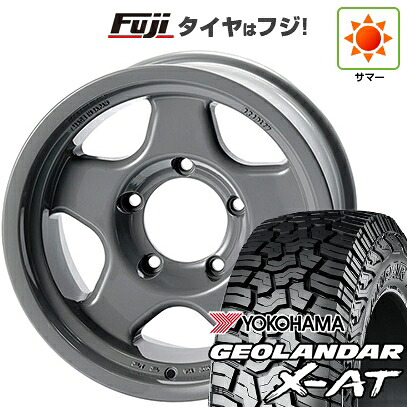 【新品】ランクル70(GDJ76W) 夏タイヤ ホイール4本セット 265/70R16 116 T XL ヨコハマ ジオランダー X-AT G016 RBL フォーバイフォーエンジニア ブラッドレー V 7040 アニバーサリー 8J 16インチ(送料無料)