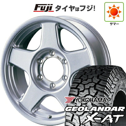 【新品】ランクル70(GDJ76W) 夏タイヤ ホイール4本セット 265/70R16 116 T XL ヨコハマ ジオランダー X-AT G016 RBL フォーバイフォーエンジニア ブラッドレー V 8J 16インチ(送料無料) 143,250円