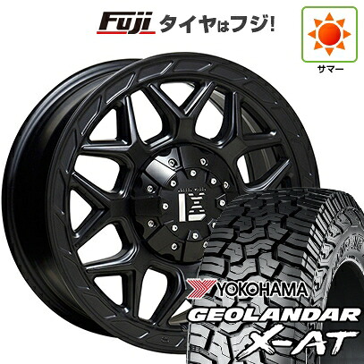 【新品】デリカD5 夏タイヤ ホイール4本セット 215/70R16 ヨコハマ ジオランダー X-AT G016 RBL オフビート レクセル インフェルノ 7J 16インチ(送料無料)