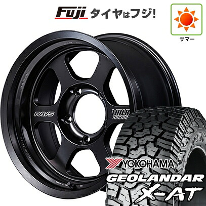 【新品】ランクル70(GDJ76W) 夏タイヤ ホイール4本セット 265/75R16 ヨコハマ ジオランダー X-AT G016 RBL RAYS レイズ ボルクレーシング TE37XT Black Shadow LTD. 8J 16インチ(送料無料) 178,950円