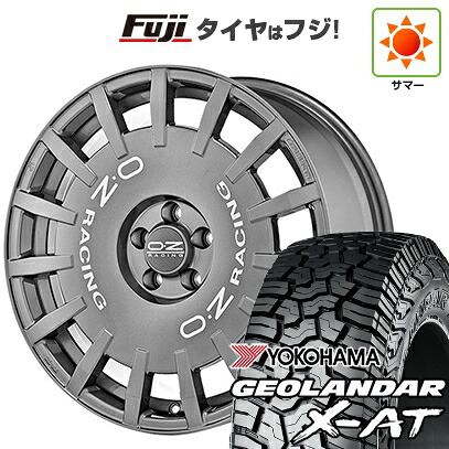 【新品】デリカD5 夏タイヤ ホイール4本セット 245/70R16 ヨコハマ ジオランダー X-AT G016 RBL OZ ラリーレーシング 7J 16インチ(送料無料)|フジコーポレーション