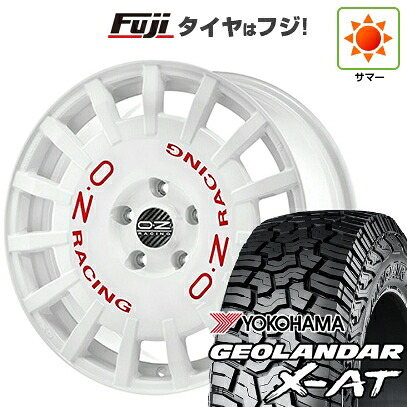 【新品】デリカD5 夏タイヤ ホイール4本セット 235/70R16 ヨコハマ ジオランダー X-AT G016 RBL OZ ラリーレーシング 7J 16インチ(送料無料) 117,900円