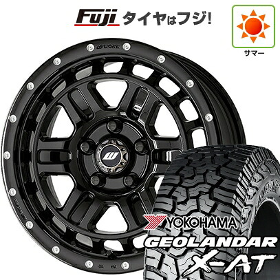 【新品】デリカD5 夏タイヤ ホイール4本セット 235/70R16 ヨコハマ ジオランダー X-AT G016 RBL WORK ワーク クラッグ ティーグラビックII MC+ 7J 16インチ(送料無料)|フジコーポレーション