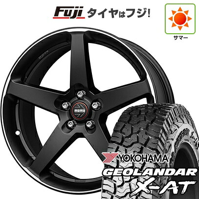 【新品国産車用5穴114.3】 夏タイヤ ホイール4本セット 235/60R18 ヨコハマ ジオランダー X-AT G016 OWL モモ ファイブ 8J 18インチ(送料無料)