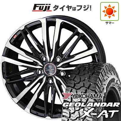 【新品国産車用5穴114.3】 夏タイヤ ホイール4本セット 235/60R18 ヨコハマ ジオランダー X-AT G016 OWL 共豊 スマック クレスト 8J 18インチ(送料無料)|フジコーポレーション