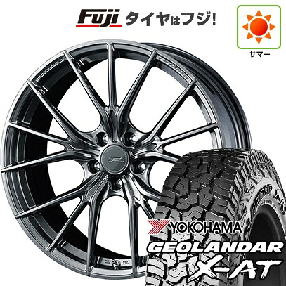 【新品国産車用5穴114.3】 夏タイヤ ホイール4本セット 235/60R18 ヨコハマ ジオランダー X-AT G016 OWL WEDS ウェッズ F-ZERO FZ-1 7.5J 18インチ(送料無料)