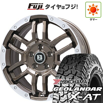 【新品国産車用5穴114.3】 夏タイヤ ホイール4本セット 235/60R18 ヨコハマ ジオランダー X-AT G016 OWL ビッグウエイ B-LUGNAS FRD(ブロンズ/リムポリッシュ) 7.5J 18インチ(送料無料)