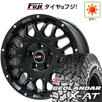 【新品国産車用5穴114.3】 夏タイヤ ホイール4本セット 235/60R18 ヨコハマ ジオランダー X-AT G016 OWL レアマイスター LMG MS-9W グロスブラック 7.5J 18インチ(送料無料)