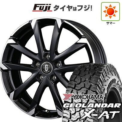 【新品国産車用5穴114.3】 夏タイヤ ホイール4本セット 235/60R18 ヨコハマ ジオランダー X-AT G016 OWL コーセイ MZ-GROW C52S 7J 18インチ(送料無料)