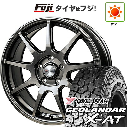 【新品国産車用5穴114.3】 夏タイヤ ホイール4本セット 235/60R18 ヨコハマ ジオランダー X-AT G016 OWL モンツァ Rバージョン FS99 8J 18インチ(送料無料)