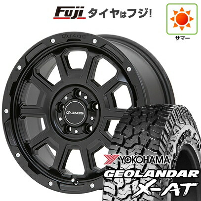 【新品国産車用5穴114.3】 夏タイヤ ホイール4本セット 235/60R18 ヨコハマ ジオランダー X-AT G016 OWL ジャオス アダマスBL5 7.5J 18インチ(送料無料)