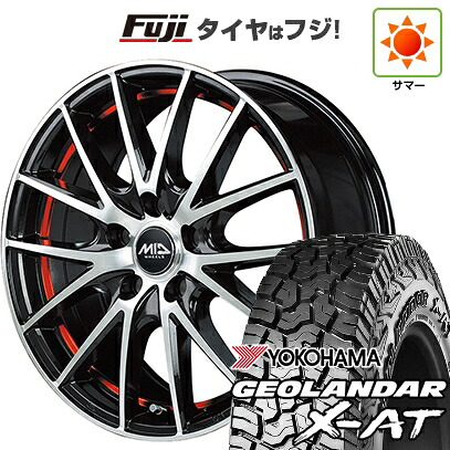 【新品国産車用5穴114.3】 夏タイヤ ホイール4本セット 235/60R18 ヨコハマ ジオランダー X-AT G016 OWL MID WHEELS RX27 7J 18インチ(送料無料)|フジコーポレーション