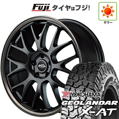 【新品国産車用5穴114.3】 夏タイヤ ホイール4本セット 235/60R18 ヨコハマ ジオランダー X-AT G016 OWL MID WHEELS MID EXCLUSIVE 820F 7J 18インチ(送料無料)