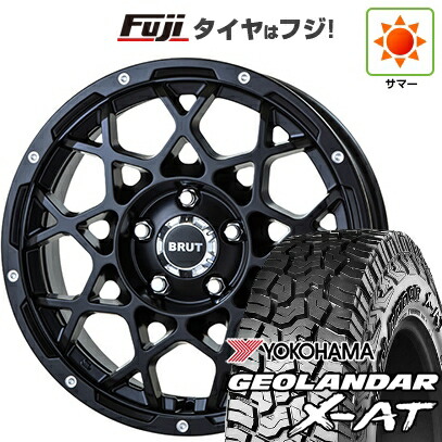 【新品国産車用5穴114.3】 夏タイヤ ホイール4本セット 235/60R18 ヨコハマ ジオランダー X-AT G016 OWL トライスター BRUT BR-55 8J 18インチ(送料無料)|フジコーポレーション