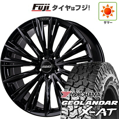【新品国産車用5穴114.3】 夏タイヤ ホイール4本セット 235/60R18 ヨコハマ ジオランダー X-AT G016 OWL RAYS レイズ ベルサス クラフトコレクション ヴォウジェ LIMITED (GX) 7J 18インチ(送料無料)