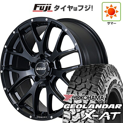 【新品国産車用5穴114.3】 夏タイヤ ホイール4本セット 235/60R18 ヨコハマ ジオランダー X-AT G016 OWL RAYS レイズ ホムラ 2X7FA 7.5J 18インチ(送料無料)