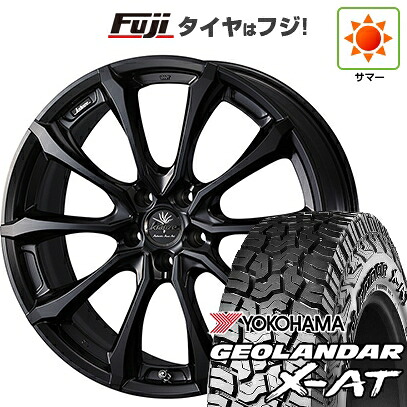 【新品国産車用5穴114.3】 夏タイヤ ホイール4本セット 235/60R18 ヨコハマ ジオランダー X-AT G016 OWL WEDS ウェッズ クレンツェ ヴェルサム 030EVO 7.5J 18インチ(送料無料)