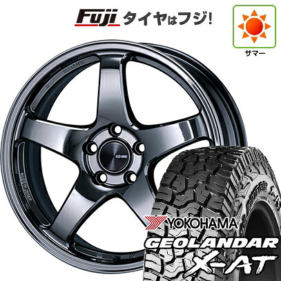 【新品国産車用5穴114.3】 夏タイヤ ホイール4本セット 235/60R18 ヨコハマ ジオランダー X-AT G016 OWL ENKEI エンケイ PerformanceLine PF05 LIMITED EDITION 7.5J 18インチ(送料無料)|フジコーポレーション