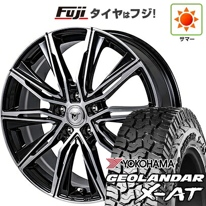 【新品国産車用5穴114.3】 夏タイヤ ホイール4本セット 235/60R18 ヨコハマ ジオランダー X-AT G016 OWL モンツァ JPスタイル MJ-X 7.5J 18インチ(送料無料)|フジコーポレーション