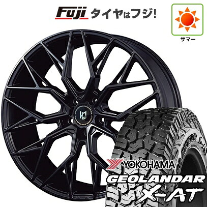 【新品国産車用5穴114.3】 夏タイヤ ホイール4本セット 235/60R18 ヨコハマ ジオランダー X-AT G016 OWL コーセイ レヴゲイン LM51X 8J 18インチ(送料無料)