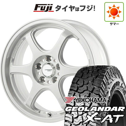 【新品国産車用5穴114.3】 夏タイヤ ホイール4本セット 235/60R18 ヨコハマ ジオランダー X-AT G016 OWL ゴジゲン PROレーサー キャノンボール 7.5J 18インチ(送料無料)