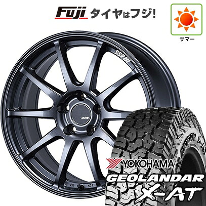 【新品国産車用5穴114.3】 夏タイヤ ホイール4本セット 235/60R18 ヨコハマ ジオランダー X-AT G016 OWL SSR GT GTV02 グラファイトガンメタ【限定】 8J 18インチ(送料無料)