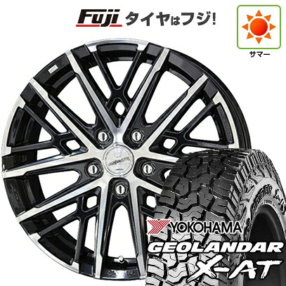 【新品国産車用5穴114.3】 夏タイヤ ホイール4本セット 225/65R17 ヨコハマ ジオランダー X-AT G016 OWL 共豊 スマック グレイヴ【限定】 7J 17インチ(送料無料)｜フジコーポレーション