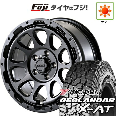 【新品国産車用5穴114.3】 夏タイヤ ホイール4本セット 225/65R17 ヨコハマ ジオランダー X-AT G016 OWL モーターファーム ファームD10 7J 17インチ(送料無料)