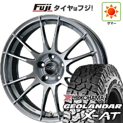 【新品国産車用5穴114.3】 夏タイヤ ホイール4本セット 235/60R18 ヨコハマ ジオランダー X-AT G016 OWL OZ ウルトラレッジェーラ 8J 18インチ(送料無料)