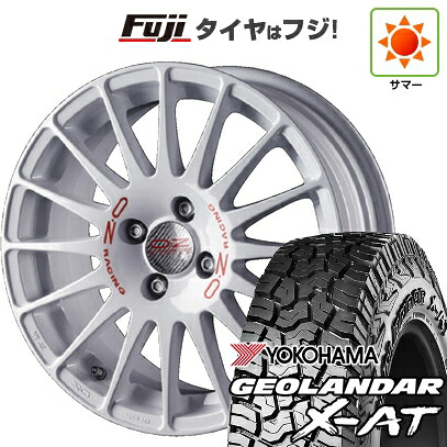【新品国産車用5穴114.3】 夏タイヤ ホイール4本セット 225/65R17 ヨコハマ ジオランダー X-AT G016 OWL OZ スーパーツーリズモ WRC 7J 17インチ(送料無料)｜フジコーポレーション