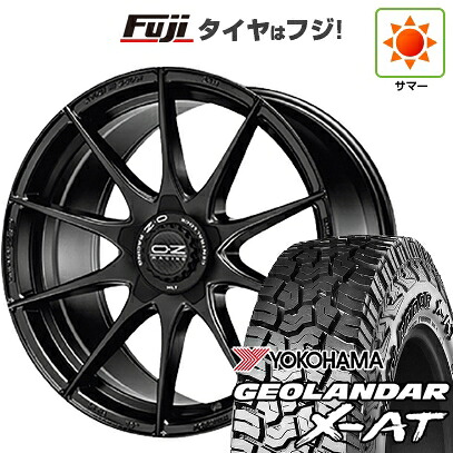 【新品国産車用5穴114.3】 夏タイヤ ホイール4本セット 235/60R18 ヨコハマ ジオランダー X-AT G016 OWL OZ フォーミュラHLT 8J 18インチ(送料無料)