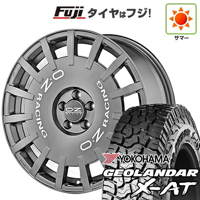 【新品国産車用5穴114.3】 夏タイヤ ホイール4本セット 225/65R17 ヨコハマ ジオランダー X-AT G016 OWL OZ ラリーレーシング 7J 17インチ(送料無料)