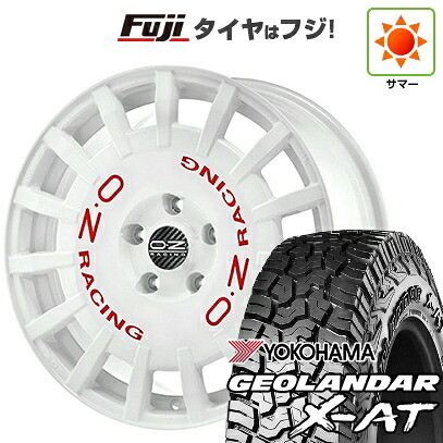 【新品】RAV4（アドベンチャー） 夏タイヤ ホイール4本セット 245/65R17 ヨコハマ ジオランダー X-AT G016 OWL OZ ラリーレーシング 7J 17インチ(送料無料)