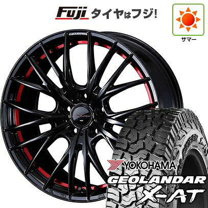 【新品国産車用5穴114.3】 夏タイヤ ホイール4本セット 235/60R18 ヨコハマ ジオランダー X-AT G016 OWL WEDS ウェッズ ノヴァリス ローグ QR 7J 18インチ(送料無料)|フジコーポレーション