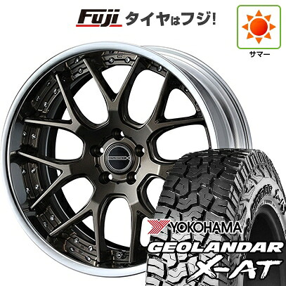 【新品国産車用5穴114.3】 夏タイヤ ホイール4本セット 235/60R18 ヨコハマ ジオランダー X-AT G016 OWL WEDS ウェッズ マーベリック 1307M 8J 18インチ(送料無料)