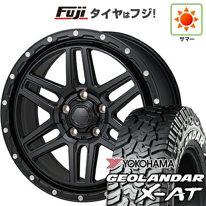 【新品】デリカD5 夏タイヤ ホイール4本セット 225/70R16 ヨコハマ ジオランダー X-AT G016 WL モンツァ HI-BLOCK エルデ 7J 16インチ(送料無料)|フジコーポレーション