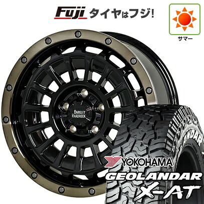【新品】デリカD5 夏タイヤ ホイール4本セット 225/70R16 ヨコハマ ジオランダー X-AT G016 WL ホットスタッフ バークレイハードロック ローガン 7J 16インチ(送料無料)|フジコーポレーション