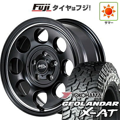 【新品】デリカD5 夏タイヤ ホイール4本セット 225/70R16 ヨコハマ ジオランダー X-AT G016 WL MID WHEELS ガルシア パーム8 7J 16インチ(送料無料)