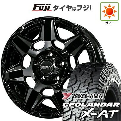 【新品】デリカD5 夏タイヤ ホイール4本セット 225/70R16 ヨコハマ ジオランダー X-AT G016 WL クライメイト スワット(SBC) 7J 16インチ(送料無料)