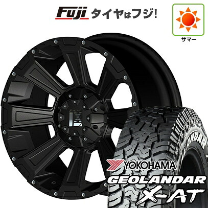 【新品】デリカD5 夏タイヤ ホイール4本セット 225/70R16 ヨコハマ ジオランダー X-AT G016 WL オフビート レクセル デスロック 7J 16インチ(送料無料)｜フジコーポレーション