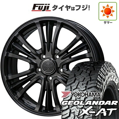 【新品】デリカD5 夏タイヤ ホイール4本セット 225/70R16 ヨコハマ ジオランダー X-AT G016 WL トピー バザルト-X タイプ2 7J 16インチ(送料無料)