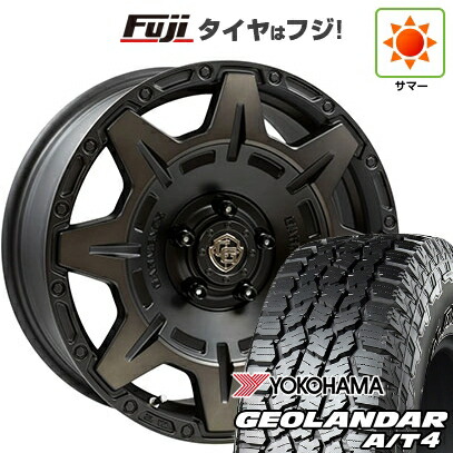 【新品国産車用5穴114.3】 夏タイヤ ホイール4本セット 225/65R17 ヨコハマ ジオランダー A/T4 G018 RBL WEDS ウェッズ クロスオーバーガーメンツ Style M 7J 17インチ(送料無料)