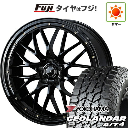 【新品国産車用5穴114.3】 夏タイヤ ホイール4本セット 225/60R18 ヨコハマ ジオランダー A/T4 G018 RBL WEDS ウェッズ ノヴァリス アセット M1 8J 18インチ(送料無料)|フジコーポレーション