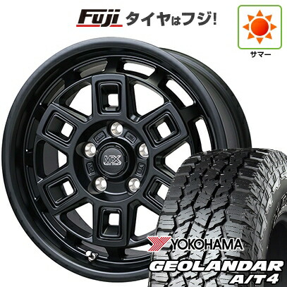 【新品国産車用5穴114.3】 夏タイヤ ホイール4本セット 225/60R17 ヨコハマ ジオランダー A/T4 G018 RBL ホットスタッフ マッドクロス アイヴァー 7J 17インチ(送料無料)