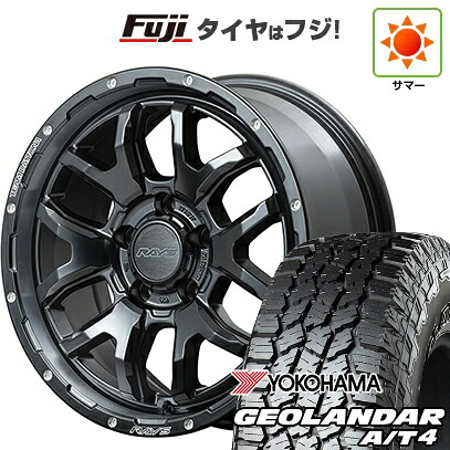 【新品国産車用5穴114.3】 夏タイヤ ホイール4本セット 225/60R17 ヨコハマ ジオランダー A/T4 G018 RBL RAYS レイズ デイトナ F6ブースト 7J 17インチ(送料無料)